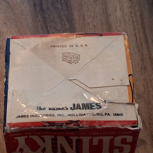 VINTAGE SLINKY Original Walking Spring Toy Metal James Industries - Picture 8 of 9